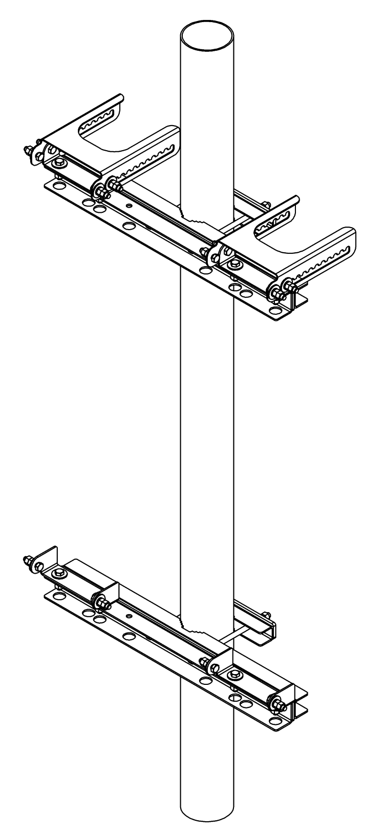 PI DM01 Pole Mount View Line