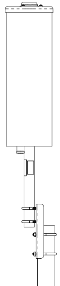 MBC-02 MastBracket VertMountPole