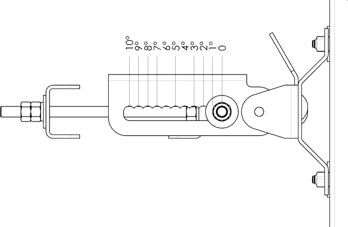 PI MBK10 top bracket side