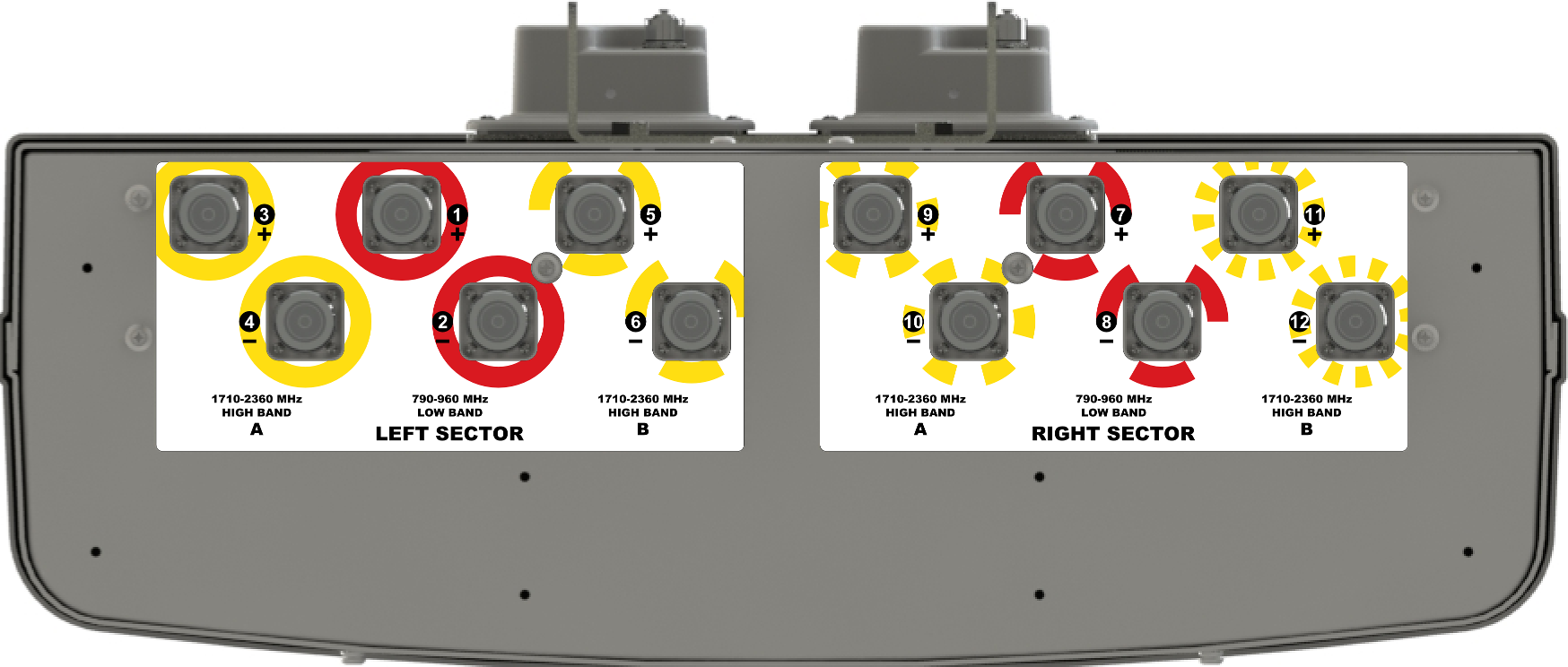 PI BSAM65RDUUH6 bottom with labels