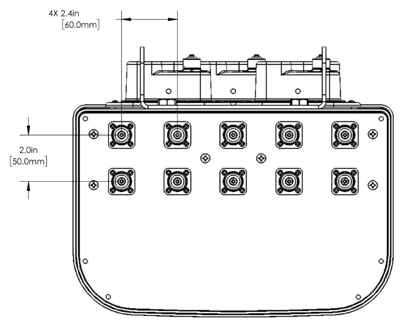 PI HBSA33RKU6AA connector spacing