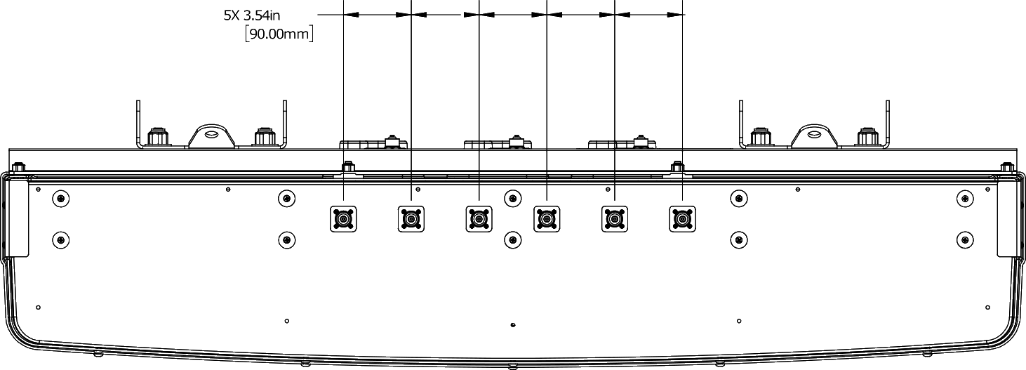 PI MBA3RB4AA CONNECTOR SPACING