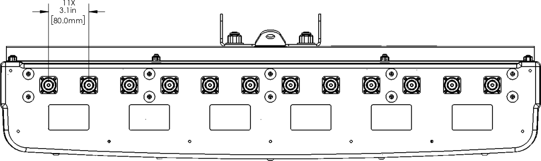 PI MBA6FW3A connector spacing