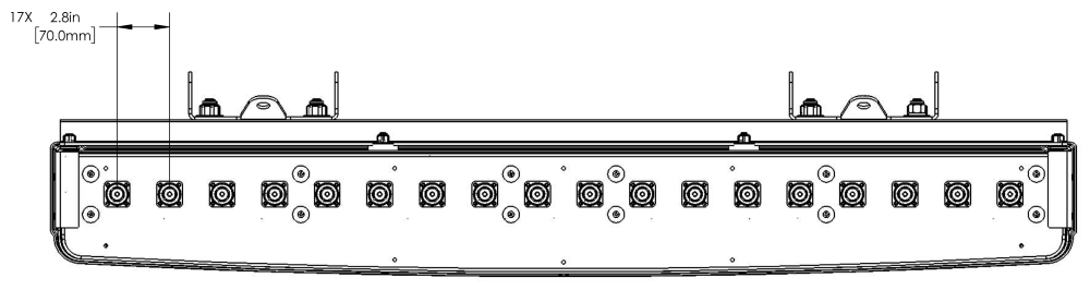 PI MBA9FV2AA Connector spacing