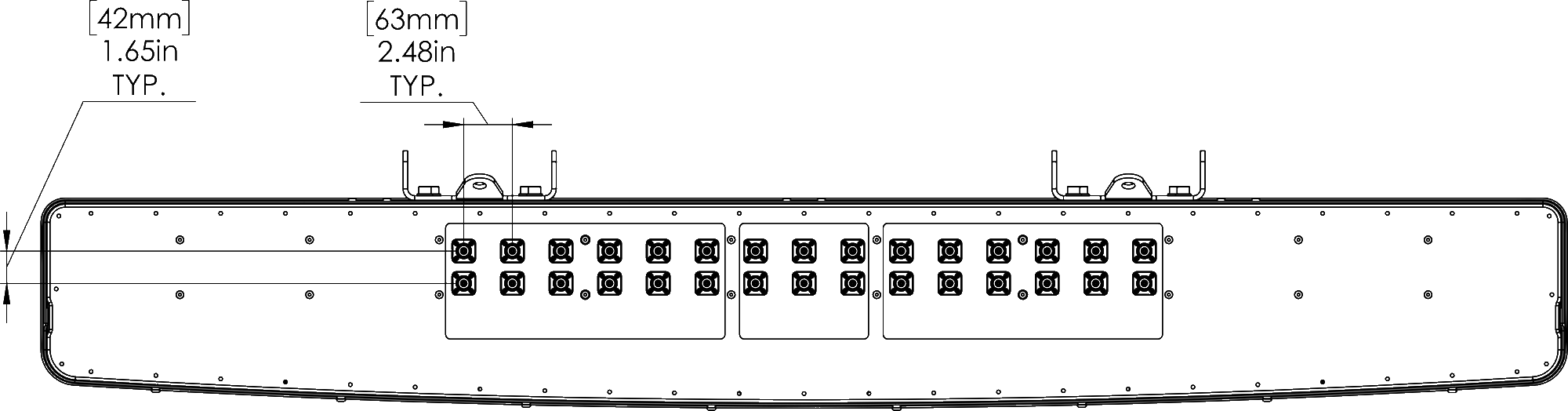 PI MBMD9FBW4A CONNECTOR SPACING