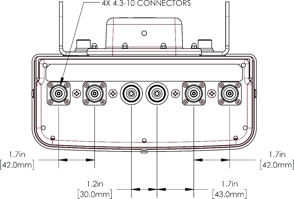 PI QPA65RH2AA CONNECTOR SPACING