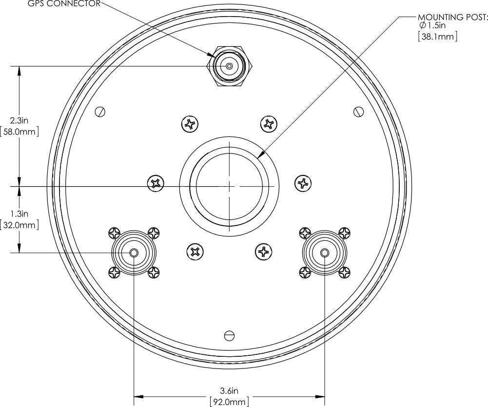 PI SCAOM360FxEH2SG connector spacing