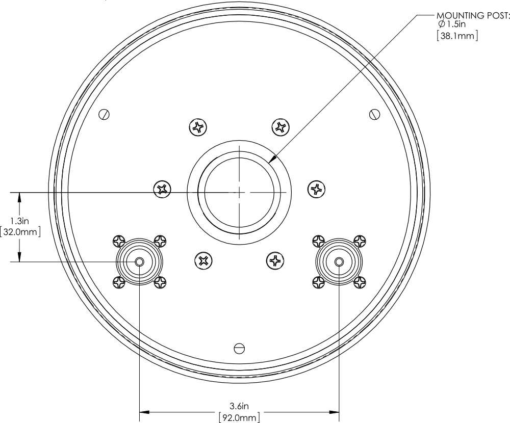 PI SCAOM360FxEH2S Connector Spacing