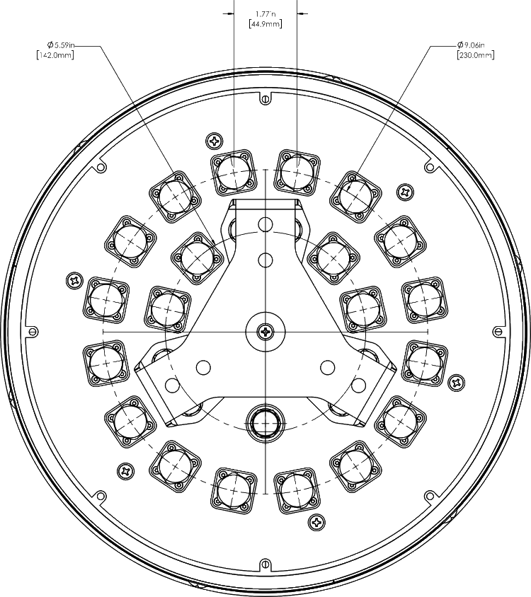 PI SCA360FEHJ2G Connector Spacing