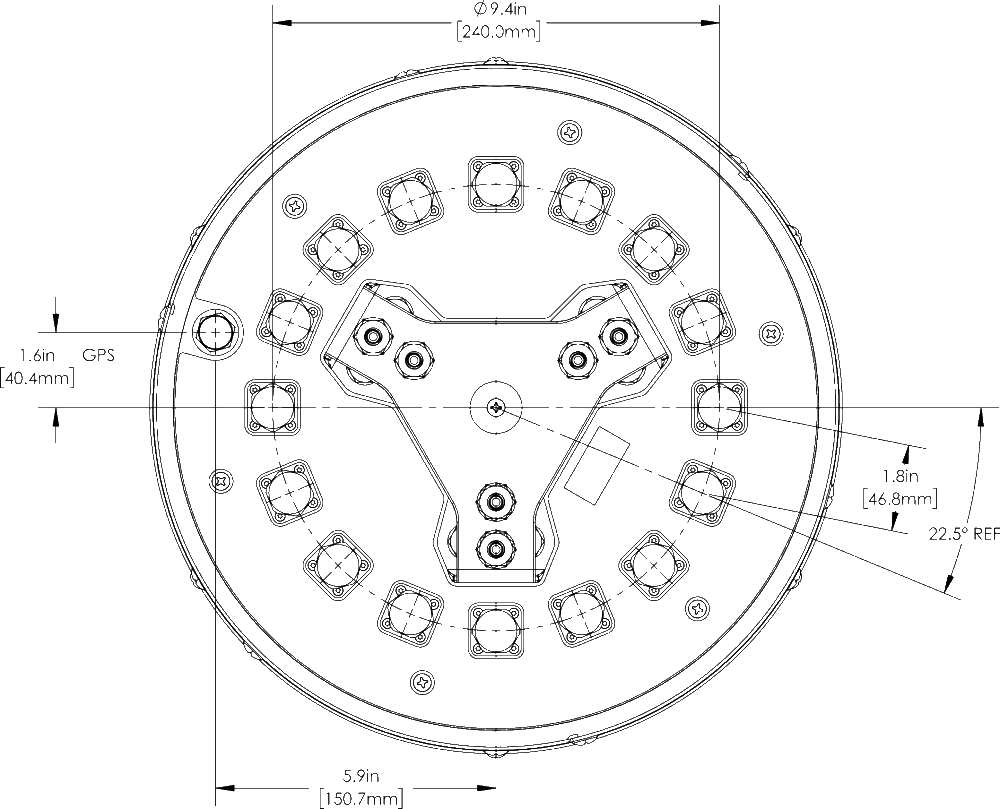 PI SCA360FEHJ2Hv2 CONNECTOR SPACING