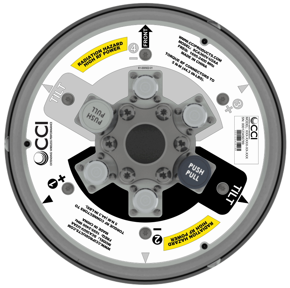 PI SCA360VU2A Bottom Label