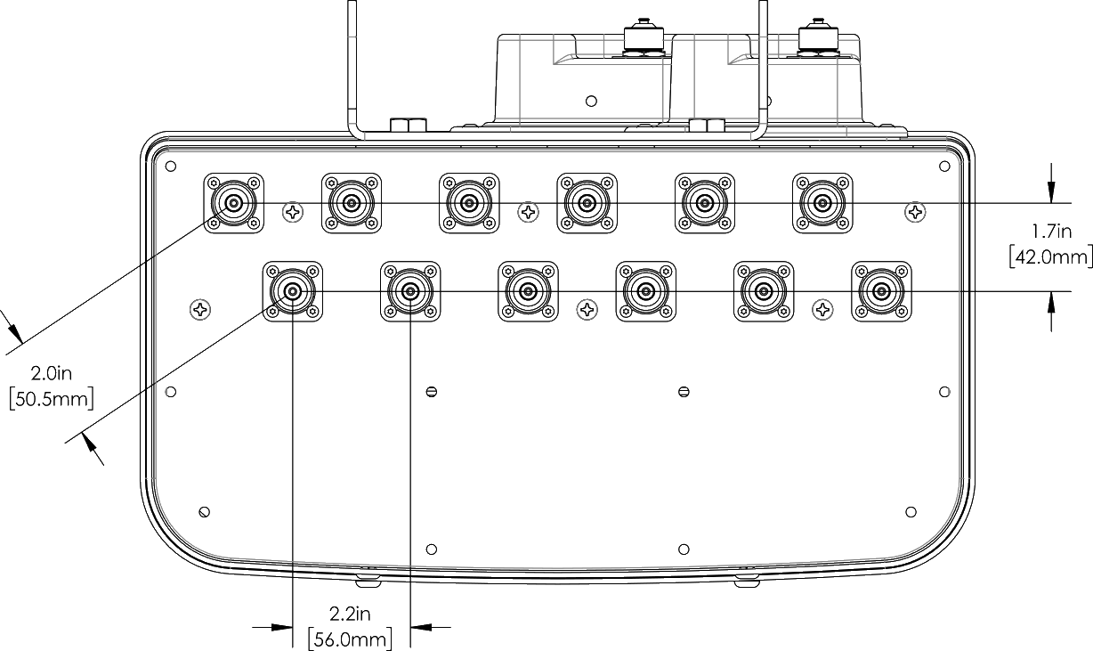 PI TPA45RKU6AA Connecter Spacing