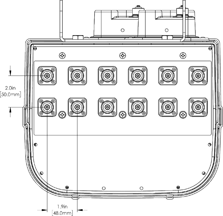 PI TPA65RKE8E CONNECTOR SPACING