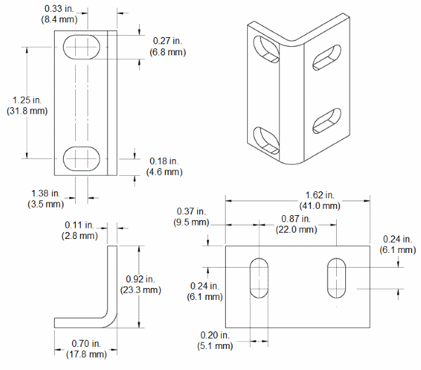 TRADASUNIV Outline Bracket