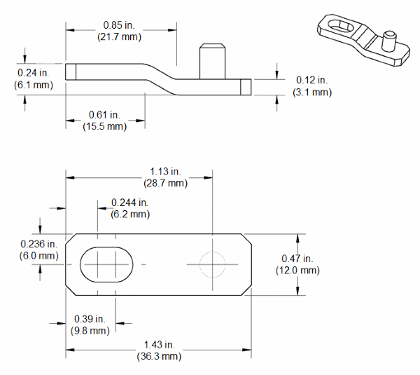 TRADASUNIV Outline BracketFront